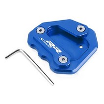오토바이 바이크 감성튜닝 TREONMOTO CNC 알루미늄 오토바이 킥 스탠드 사이드 스탠드 BMW S 1000 RR S1000RR 2009-2014 2015 2016 용 확장, 모두 파란색