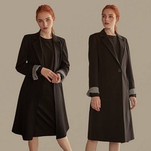 루시앙 루시앙 스티치 롱 재킷 원피스 세트