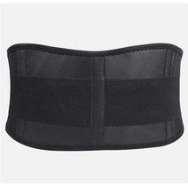 허리 요추 지지대 견인기 척추측만증 디스크조절 가능한 지원 자체 가열 자기 치료 마사지, 검은색, m