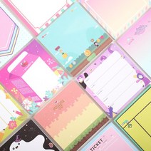 코지에틱 대 떡메 떡메모지 다꾸 인스 랜덤 박스 49종 메모지, 24. 팬더