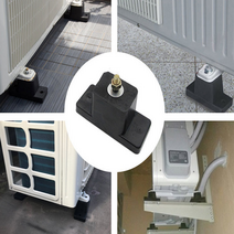 에어컨 실외기 받침대 TPU고무 블랙 4개세트 전기종설치 탄성받침대 거치대 베란다 소음차단