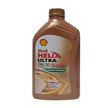 SHELL 쉘 힐릭스 울트라 ECT C2 C3 0W30 합성엔진오일 1L 겸용 엔진오일, 1Ea
