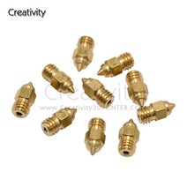 juki nozzle 5/10PCS CR-6 SE 노즐 Hotend 압출기 키트 Ender-3S1 MK8 0.3/0.4/0.5/0.6/0.8MM 3d 프린터 부, 01 0.3mm_01 5PCS