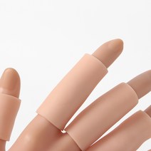 손가락 보호 실리콘 커버 5p 손톱 골무 핑거 코트 보호링 보호대 손가락장갑 밴드 고무 골프 슬리브 다용도, 상세 참조