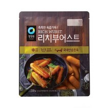 청정원 캠핑음식 리치부어스트 비엔나 소세지 아이들간식 야채볶음 어린이반찬 230g 2개 간단한요리 간편식, 31세트