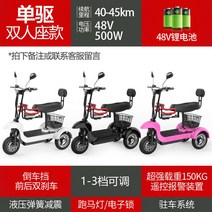 노인 어르신 세발 삼륜 3륜 오토바이 전동 스쿠터 바이크 전기, 48V, 48V 리튬 2인승