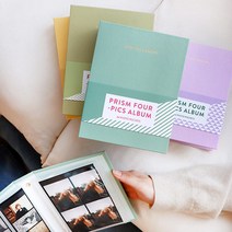 프리즘 네컷 앨범 84포켓 인생네컷 커플 사진첩 선물 기념일 4컷 포토앨범 포토북 콜렉트북 스크랩북, olive
