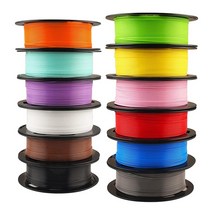 MIKA3D 1.75mm PLA 필라멘트 번들 스풀 3개 팩 (화이트/블랙/블루) 3D 프린터와 널리 호환 0.5kg(1파운드)/스풀 총 1.5kg(1.1파운드)/스풀 3, Transparent Pla 12 Colors, Normal Pla Filament 12 Bundle