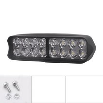 12V-80V 전자 자전거 프론트 라이트 오토바이 전기 LED 헤드 라이트 슈퍼 브라이트 세발 램프 8/12/16 Led 사이클링 부품, Type A 16LED, Type A 16LED