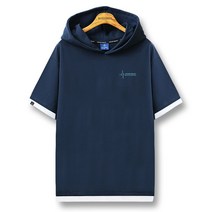 하트비트 크하림 반팔 후드티 오버핏 레이어드 반팔 티셔츠 커플룩 빅사이즈 단체복 남자 여자 남여공용 커플티 단체티 비치룩