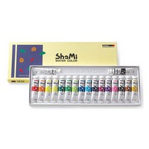 신한 샤미 수채화 물감 10ml 18색, 20개