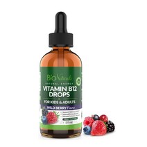 Bio Naturals 액상형 메틸코발라민 비타민 B12 2500mcg 59ml 2개월분
