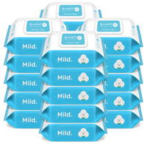 한예지 휴 마일드 물티슈 캡형 100매x20팩, 20팩
