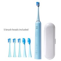 스마트 소닉 충전식 칫솔 가정용 키 자기 부상 커플 Usb 충전 5 속도 모드 전동, [02] 파란