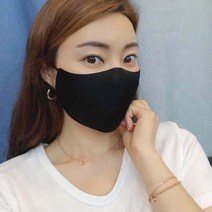 로미언니 여름 인견 안감매쉬 꽃마스크 천마스크