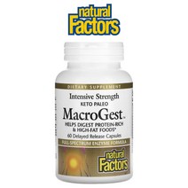 네추럴팩터스 MacroGest 마크로게스트 Amylase Lipase 아밀라제 60정