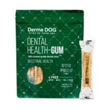 더마독 강아지 덴탈 헬스껌 150g, 장건강 + 구강건강, 4개