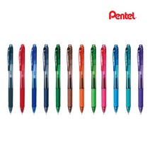 펜텔 에너겔X 펜 에너겔엑스펜 속기용 고시용펜 1자루[ENERGEL X BLN104 0.4mm BLN105 0.5mm BL107 0.7mm], 1개, 0.5mm브라운