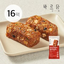 바르닭 현미곤약밥바 참치김치, 현미곤약밥바 참치김치 16팩, 16개