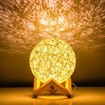 플라네타리움 천체투영기 별자리 밤하늘 프로젝터, 8 Rattan Ball Light 01