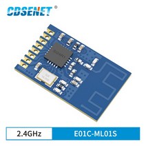 해외 Ac220v 2.4GHz 5 GHz RF 모듈 무선 전원 향상된 통신 수신기 모듈 CDSENET E01C ML01S PCB 안테나 PR, One Color, One Size