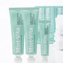 민트비타 천연 비타민치약 임산부 입냄새 치주염 잇몸케어, 120g 2개 (증정:40g 1개)