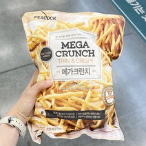피코크 감자튀김 메가크런치 700g x 1개, 아이스보냉백포장