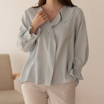 엘리시아 아르 카라 블라우스 빅사이즈 여성의류