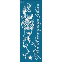 재사용가능 헤나타투 셀프헤나도안, 1개, SG-67