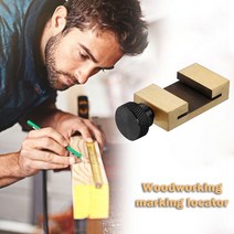 황동 스톱 블록 DIY 측정 도구 라인 드로잉 마킹 게이지 목공 스크라이버용 고정밀 강철 눈금자 포지셔닝, 36mm, 01 As Shown