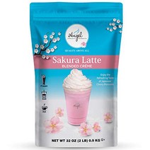 Sakura Latte Blended Crème by Angel Specialty Products [2 LB] [22 Servings], 1