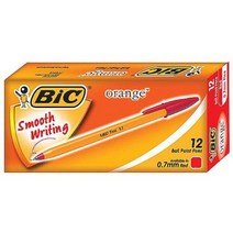 BIC 오렌지 볼펜 0.7mm 12개입 MO_선물 - 2022958EA, 쿠팡 청색, 쿠팡 본상품선택