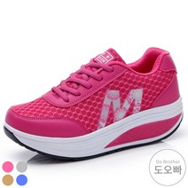 도오빠 여성 키높이 운동화 러닝화 스니커즈힐 메쉬 가을 겨울 봄