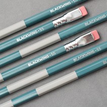 Blackwing 블랙윙 볼륨 55 연필 (12개 세트), 기본