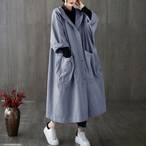 퀸앤조이 복주머니 후드 야상