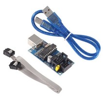 USBTiny-USBtinyISP AVR ISP 프로그래머 부트로더 아두이노 R3 Meag2560 용 10 핀 프로그래밍 케이블 포함, 01 USBTiny