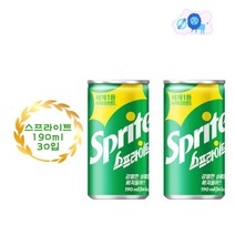 당장사자몰 스프라이트 190ml 30입 소캔사이다