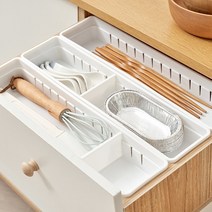 주방 싱크대 서랍정리 수저통 수저 정리함 수납 칸막이 키친트레이 커트러리 칼정리, 칸막이 정리함-소형, 1개
