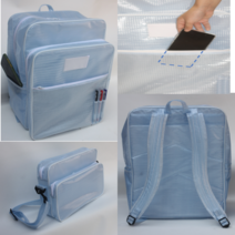 크린룸가방 반도체가방 방진가방 방수가방 제전가방, 백팩중형, 1개