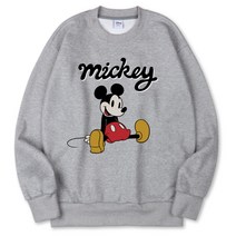 벤힛 디즈니 정품 미키 DNMKOM1006F 오버핏 특양면 맨투맨 빅사이즈