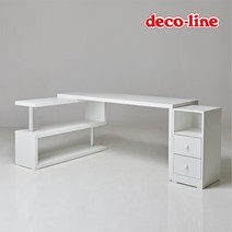 데코라인 코넬 이지 1600 서랍형 책상 세트 DDW005C, 메이플+실버:크림화이트