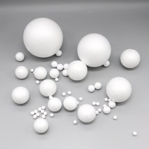 [홈앤스쿨] 스치로폼공 원형 스트로폼 스티로폼공 7mm~200mm, 02.스치로폼공 10mm