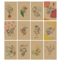 마음담아 골라사는 60장세트 귀여운 감성 엽서 세트 모음, 30. 감성크라프트(봉투X)