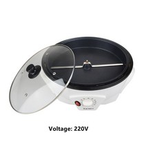 커피 캡슐 머신 호환 커피콩 볶는 기계 볶은 콩 팝콘 자동 회전 가열 110V ~ 220V, 02 White-220V_02 미국