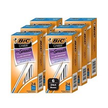 빅 BIC 크리스탈 볼팬 1mm 블루 144개 잘써지는볼펜, 총 144개_블루