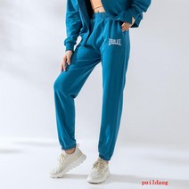 레트로 캐주얼 바지 여성면 자수 느슨한 캐주얼 발가락 drawstring 단색 스포츠 바지