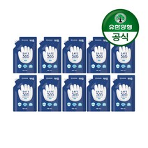 유한양행 해피홈 SAFE365 핸드워시 파우치형 리필 무향, 10개, 200ml