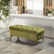 등받이없는쇼파 거실평상 옷방 벤치형쇼파 벤치의자 가정용붙박이쇼파 신발가게 신발장 벨벳, 180*43*45 보관함, 그린 벨벳 원단