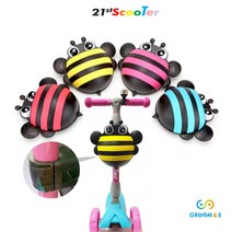 구름과환경 21ST SCOOTER 킥보드 보호대 악세사리, 21st 꿀벌바구니 [레드]