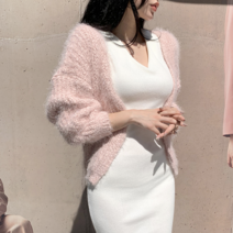 뽀송 여리여리 루즈핏 숄가디건